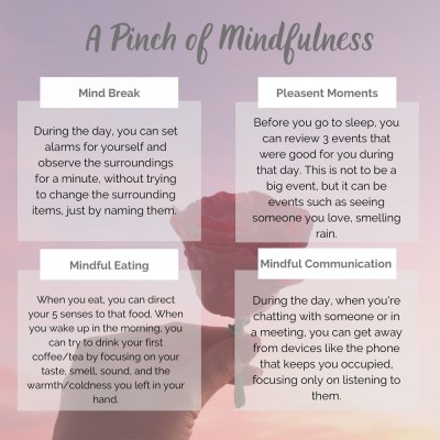 A PINCH OF MINDFULNESS