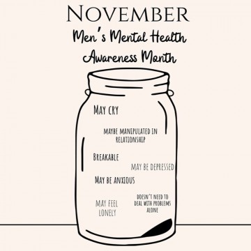NOVEMBER/ Men’s Mental Health Awareness Month